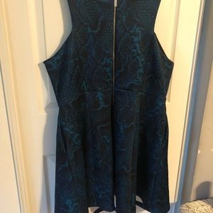 Jennifer Lopez skater dress with pockets